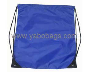 Blue Drawstring Backpack