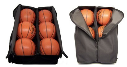 bag of basketballs